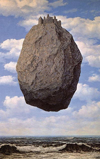 The Castle of the Pyrenees Rene Magritte